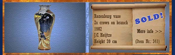 Nr.: 341,  Already sold: Decorative pottery of Rozenburg