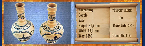 Nr.: 118, On offer decorative pottery of Rozenburg